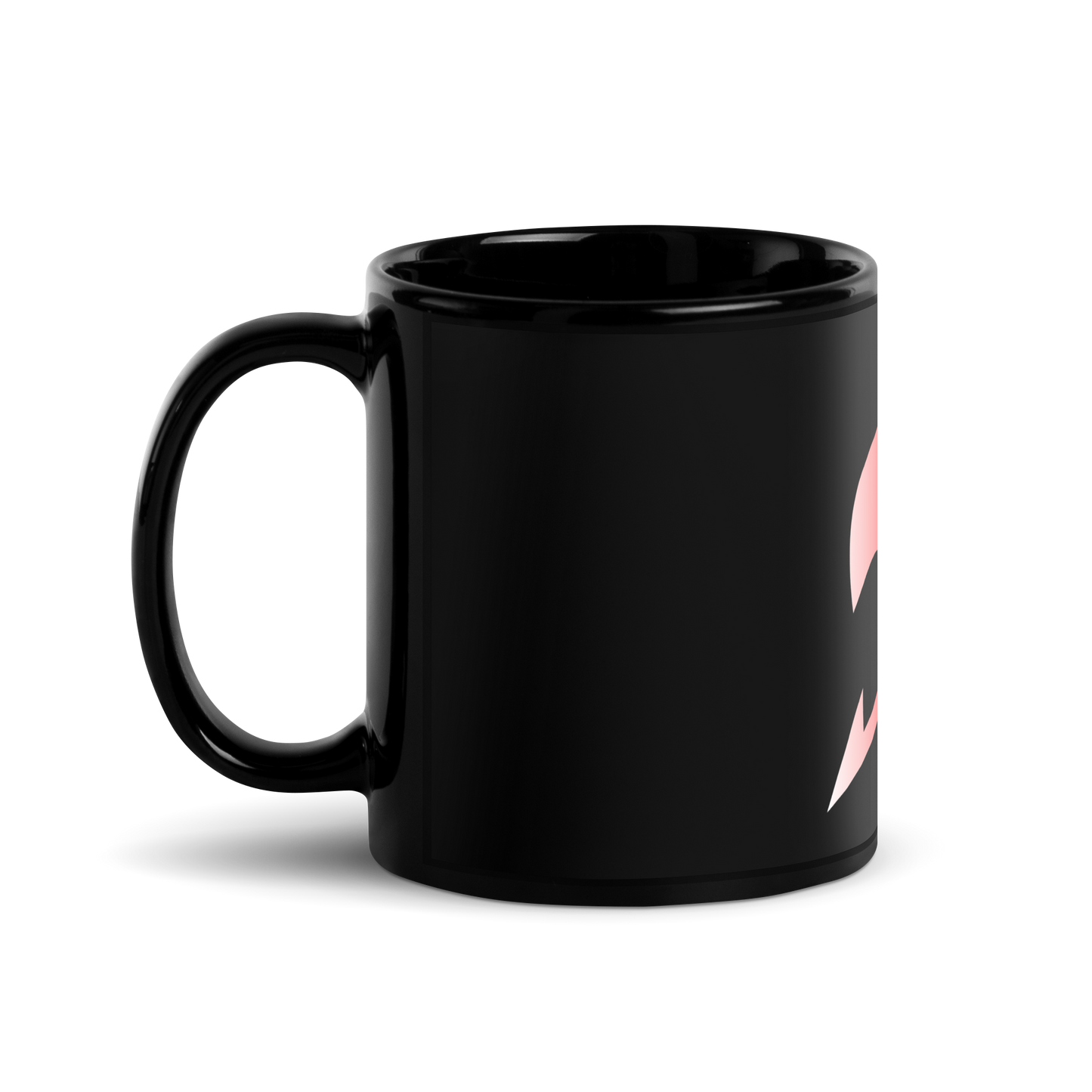 Fairy Tail Black Glossy Mug