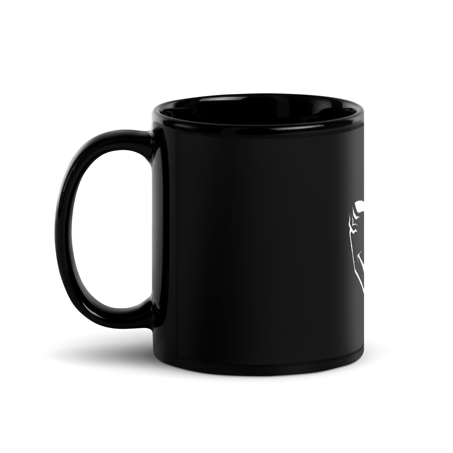 Ryomen Sukuna Black Glossy Mug