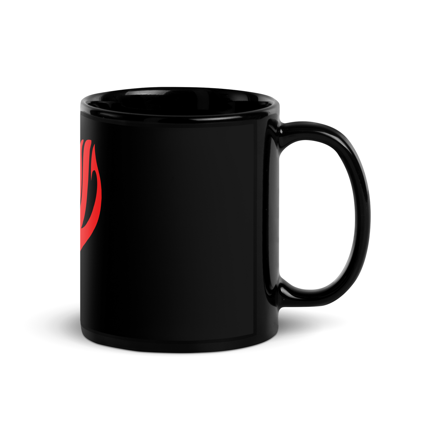 Fairy Tail Black Glossy Mug