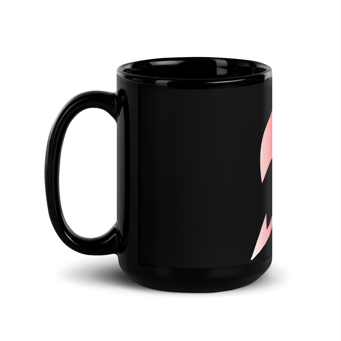 Fairy Tail Black Glossy Mug