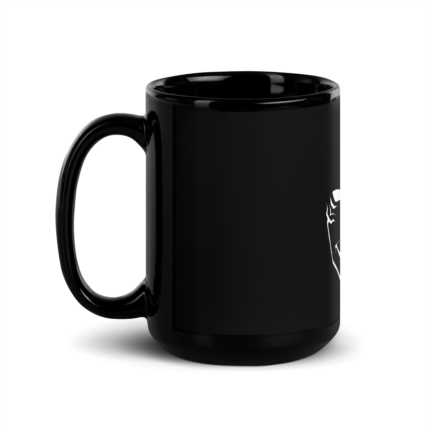 Ryomen Sukuna Black Glossy Mug