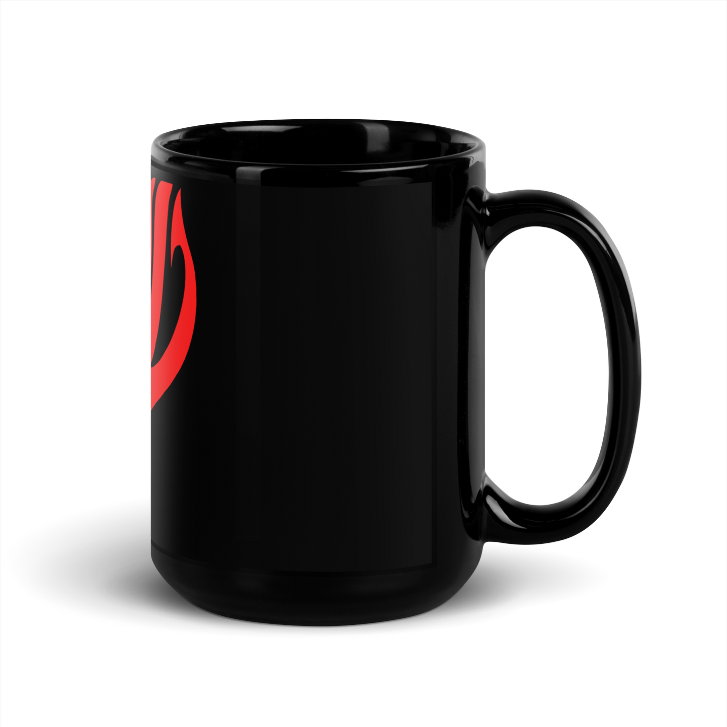 Fairy Tail Black Glossy Mug